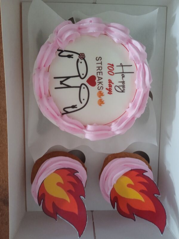 Fire Bento Cupcake